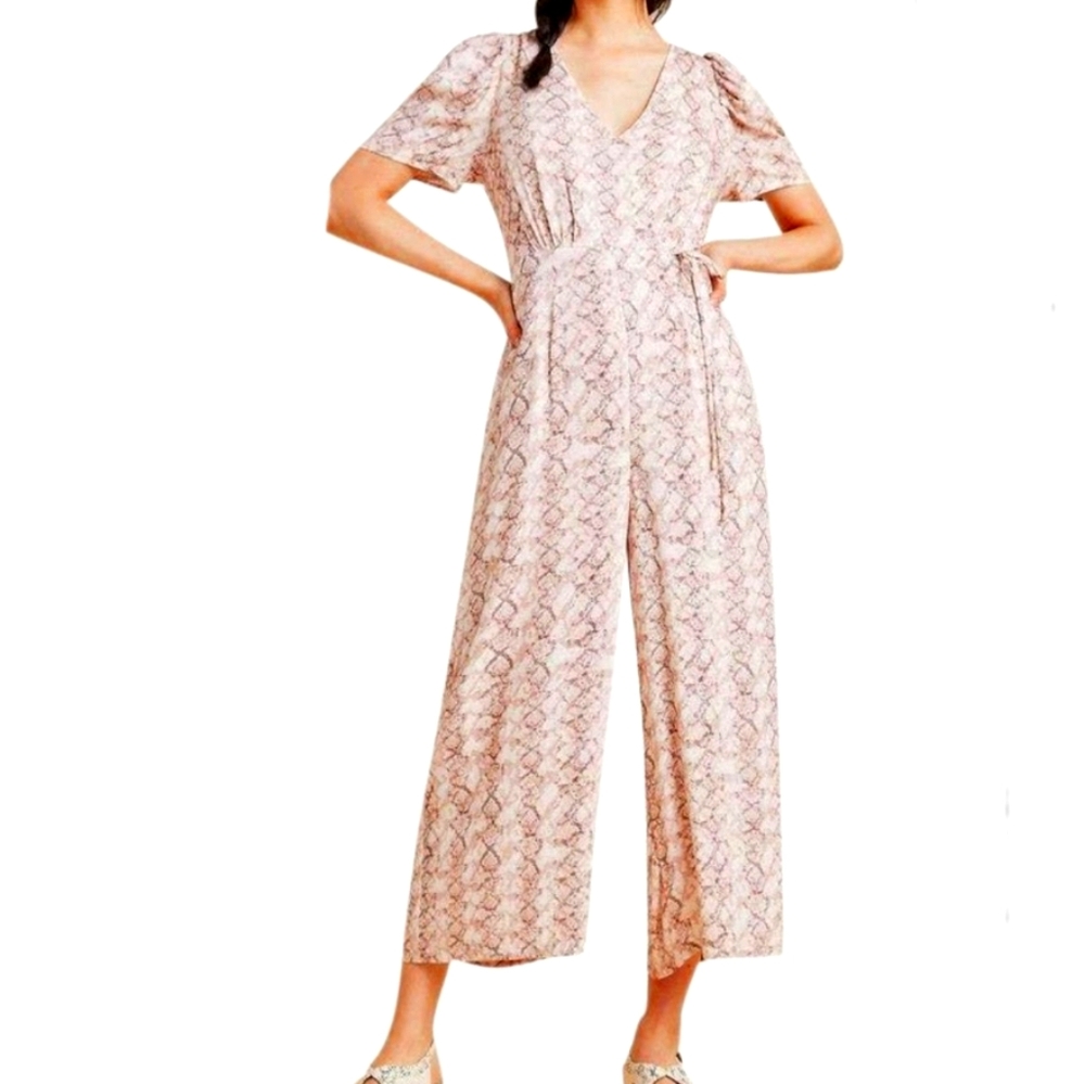 Anthropologie Lisette Wide-Leg Jumpsuit by Greylin